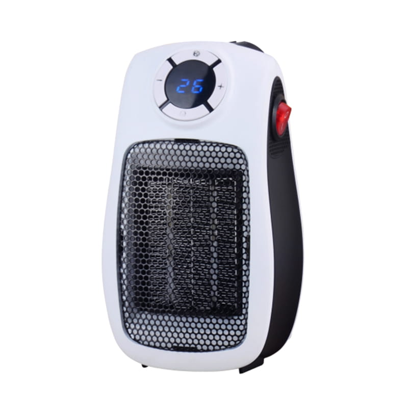 Handige verwarmingsplug-in ruimte PTC-verwarming 600 watt, wit